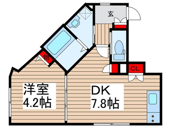 FR.imp門前仲町の物件間取画像